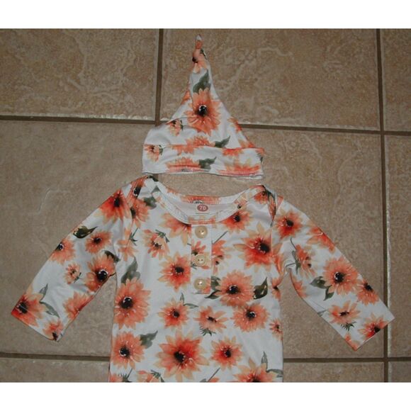 Girls Sz 0-6 Months Multicolored 4 Pc Sleeper Sleepsacks CLOUD ISLAND GERBER - Picture 3 of 7